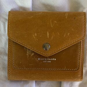 Borgasets Small Tan Leather Wallet
